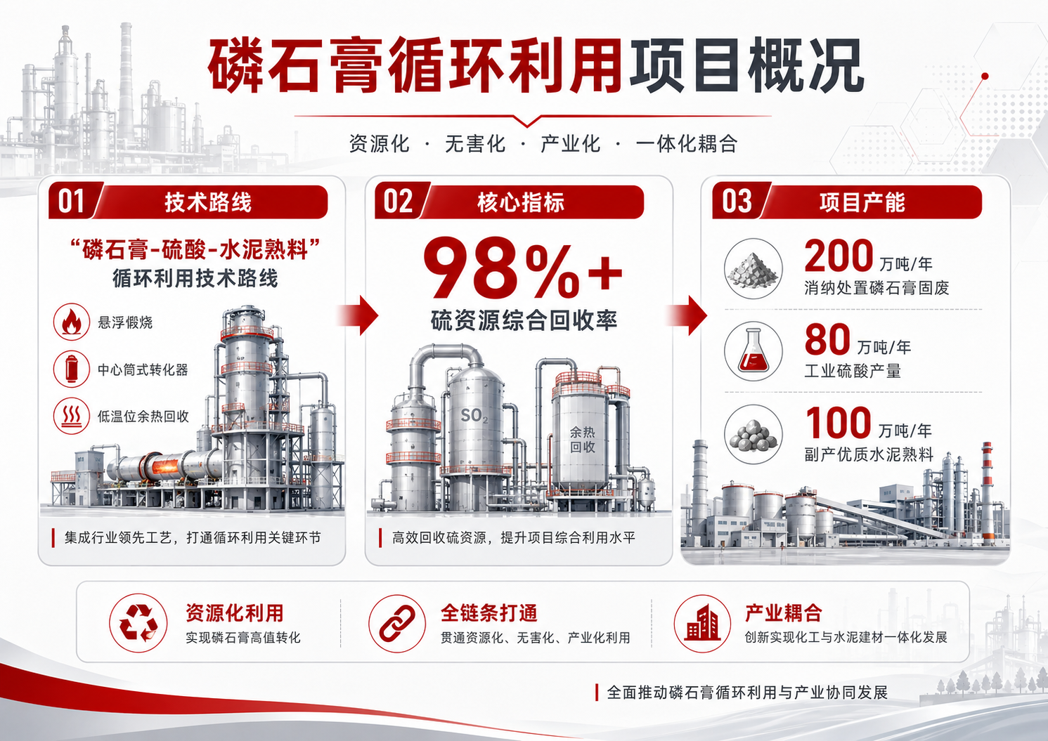 中国尊龙官方中标200万吨/年磷石膏废水处理项目，水回用+污泥资源化双突破